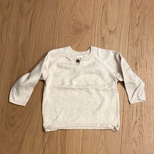Zara beige button sweater - size 3-4T